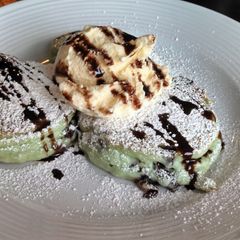 A picture of St. Patty's Pancakes.