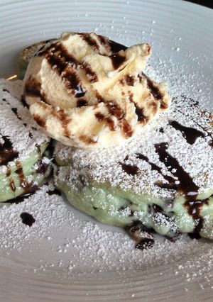 A picture of St. Patty's Pancakes.