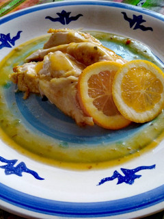 Una foto de Pollo a la Naranja
