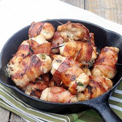 Bacon Wrapped Jalapeño Chicken Bites A picture of Bacon Wrapped Jalapeño Chicken Bites.