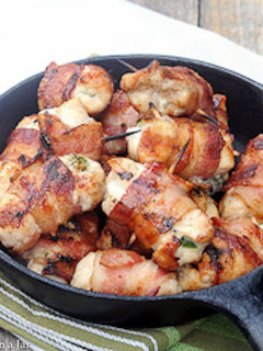 A picture of Bacon Wrapped Jalapeño Chicken Bites.