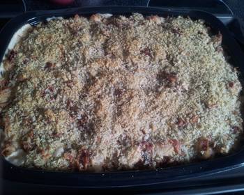 Easy Fast Cooking Chicken Bacon Alfredo Pasta Dish Most Delicious