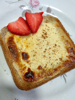 Una foto de Tostadas cheesecake en airfryer