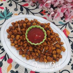 A picture of Air Fryer Tandoori Soya Popcorn.