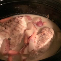 A picture of Slow Cooker Creamy Ranch Chicken.