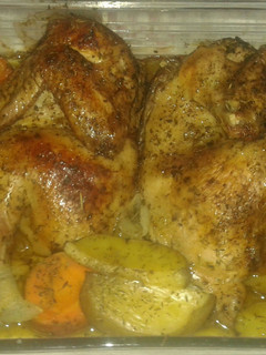 A picture of Roasted Chicken on 100% Natural Ingredients.