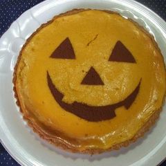 A picture of Pumpkin Tart for Halloween.