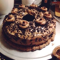 A picture of Little Devil's Chocolate Bundt Cake.