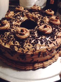 A picture of Little Devil's Chocolate Bundt Cake.