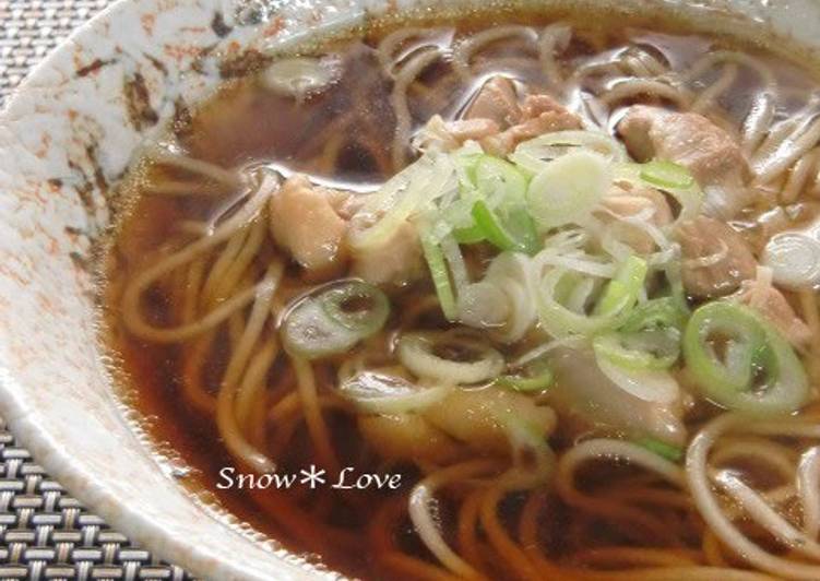 How to Make Favorite Chicken Soba Noodles for Cold Days