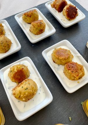 Une photo de Falafels en bouchées & sauce blanche à ma façon