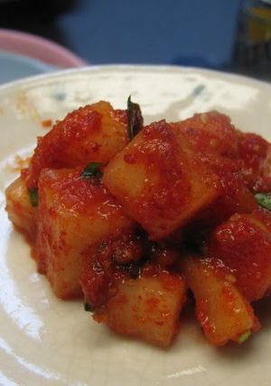 A picture of Easy Daikon Radish Kimchi Stock.