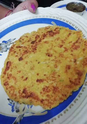A picture of Makki ki roti.