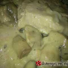 Φωτογραφία της συνταγής Ψαρονέφρι με σως blue cheese και μανιτάρια