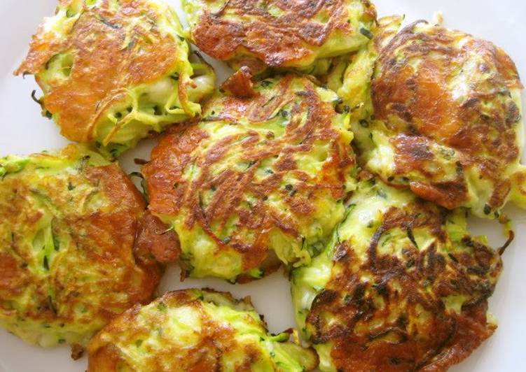 Recipe of Homemade Easy Turkish Cooking! Zucchini &amp; Cheese Fritters
