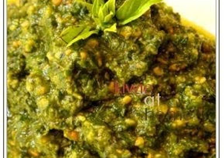 Simple Way to Cook Tasty Rich Basil Pesto