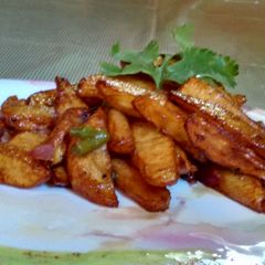 Honey Chilli Potatoes A picture of Honey Chilli Potatoes.