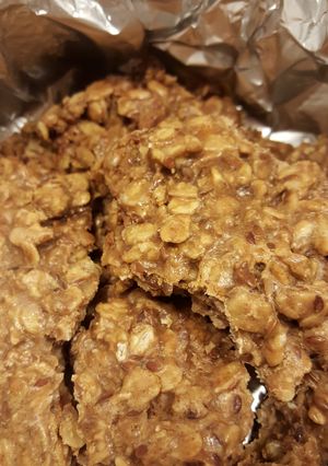 A picture of Protein Peanut Butter Coconut Oat Bar.