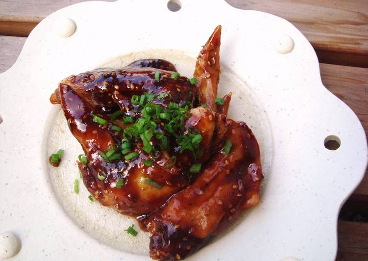 Recipe of Quick My Family&#39;s Miso Chicken Wings