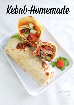 Foto resep Kebab Homemade (Kulit Kebab Versi Ulen)