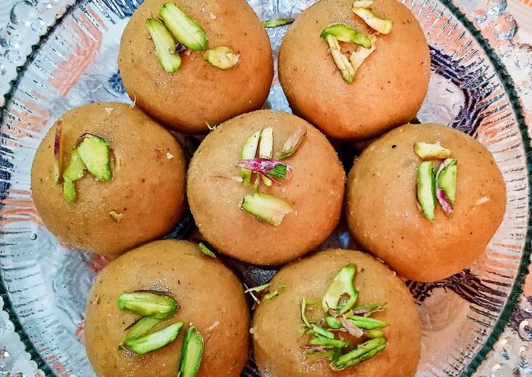 Recipe of Quick Besan ke ladu