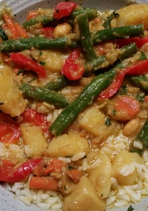 A picture of Vegetable Curry.