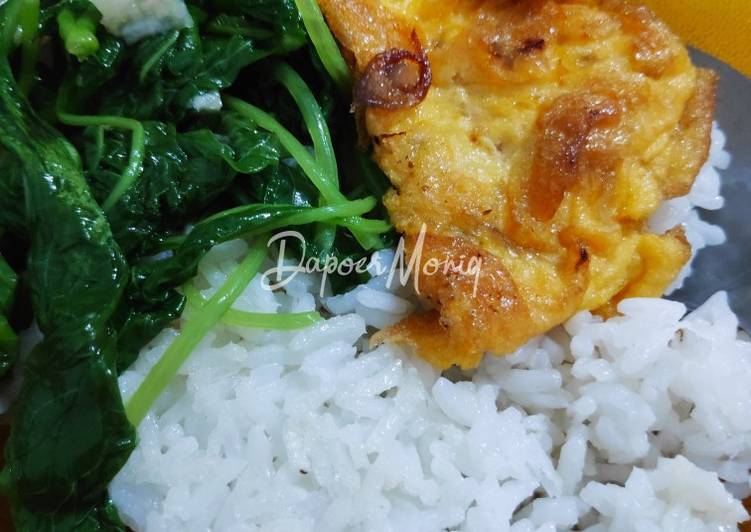 27. Oseng Bayam Bawang putih