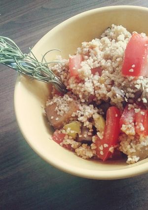 A picture of Warm Couscous Salad.