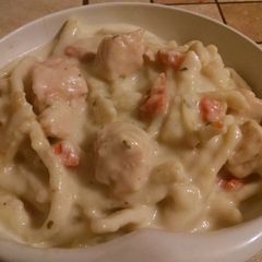 A picture of Cozy Chicken Noodle Soup.