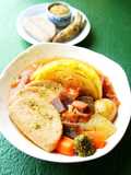 Shikuoka Oden-style Spring Veggie Pot-Au-Feu with Wasabi Sauce