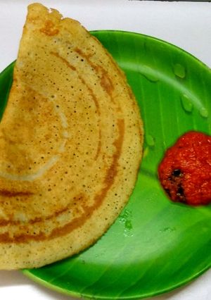 சோள தோசை(sola dosai recipe in tamil) செய்முறை முக்கிய புகைப்படம்