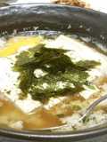 Quick and Easy Tofu and Egg Simmered in Dashi Soy Sauce