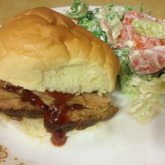 A picture of Apple Cider Smoked Pork.