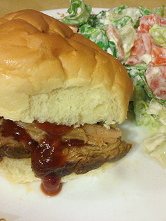 A picture of Apple Cider Smoked Pork.