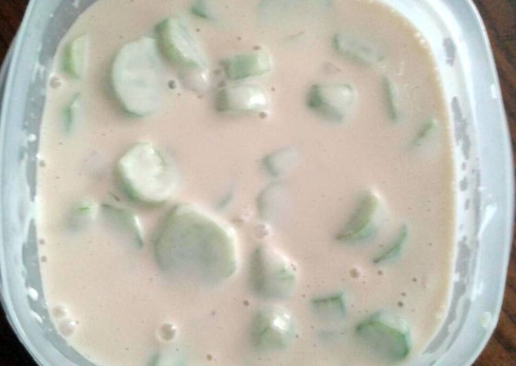 Step-by-Step Guide to Prepare Perfect creamy cucumber