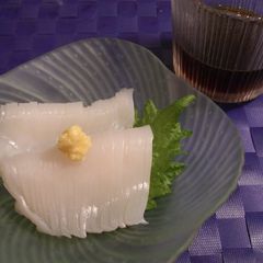 A picture of Squid Noodles (Ika Somen).