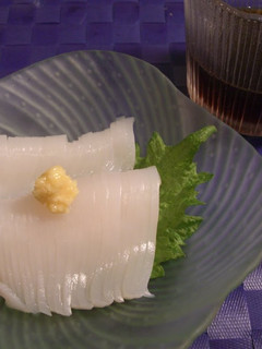 A picture of Squid Noodles (Ika Somen).
