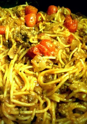 A picture of One Pot Spaghetti.
