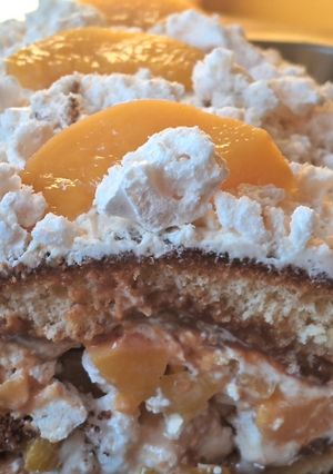 Una foto de Postre Chajá arrollado