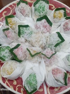 Foto resep Klepon pelangi
