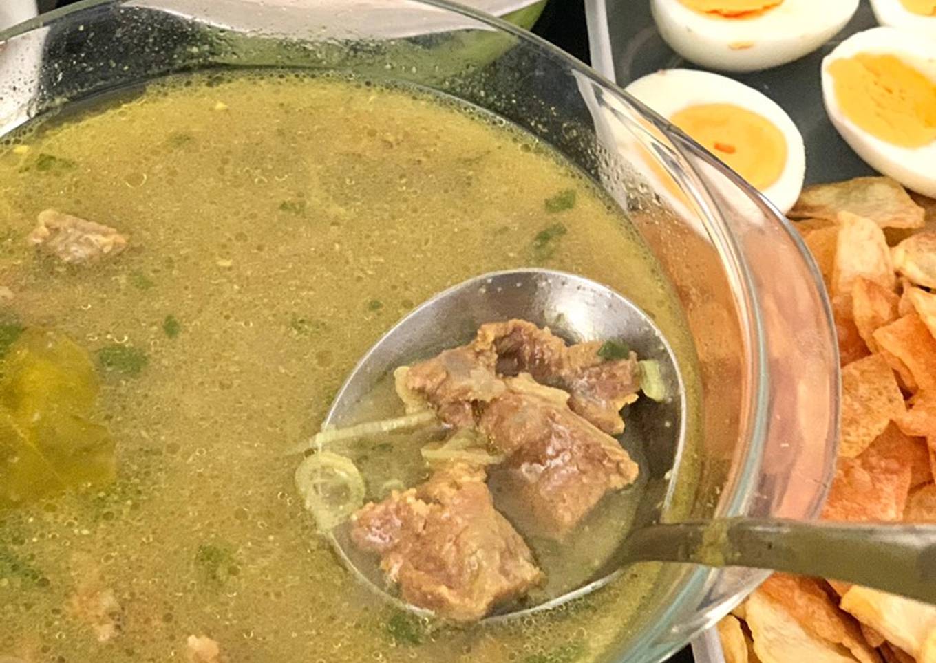 Soto Daging Segar dengan rempah