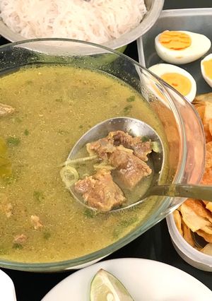 Foto resep Soto Daging Segar dengan rempah