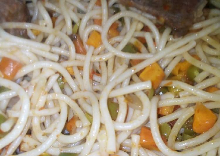 Recipe of Speedy Spaghetti with veggies