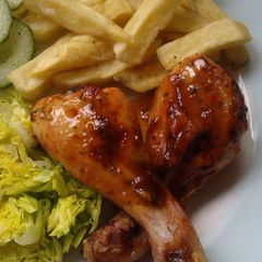 A picture of Vickys Sticky Sweet Chilli Chicken Drumsticks, GF DF EF SF NF.