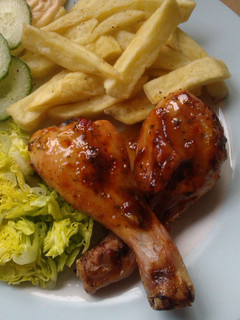 A picture of Vickys Sticky Sweet Chilli Chicken Drumsticks, GF DF EF SF NF.