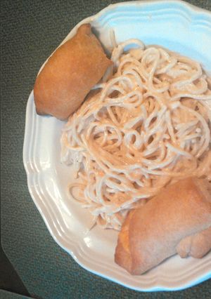 A picture of Fettuccine Alfredo.