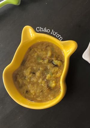 Hình của món Cháo lươn mix nghệ.