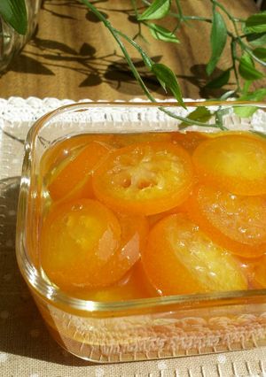 A picture of Kumquat Confit.