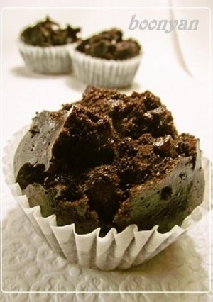 A picture of Pancake Mix Dark Chocolate Steamed Bread.