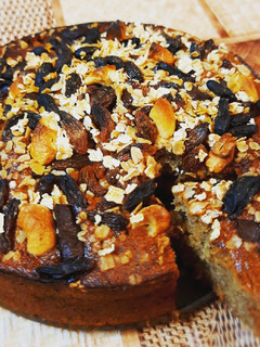 A picture of Banana Choco cake.